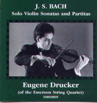 complete contents PACD96009/10 eugene drucker - bach - solo violin sonatas and partitas