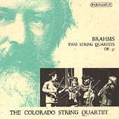 Colorado String Quartet: Brahms - Two String Quartets Op. 51